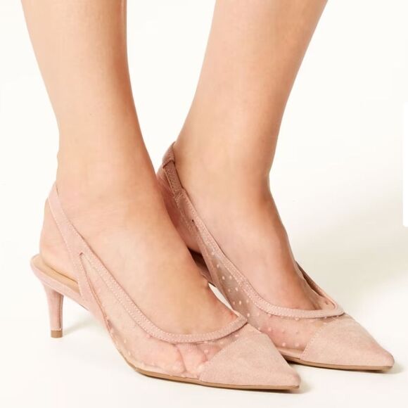 BRAND NEW JESSICA SIMPSON LACE SLINGBACK SHOE - Picture 1 of 16
